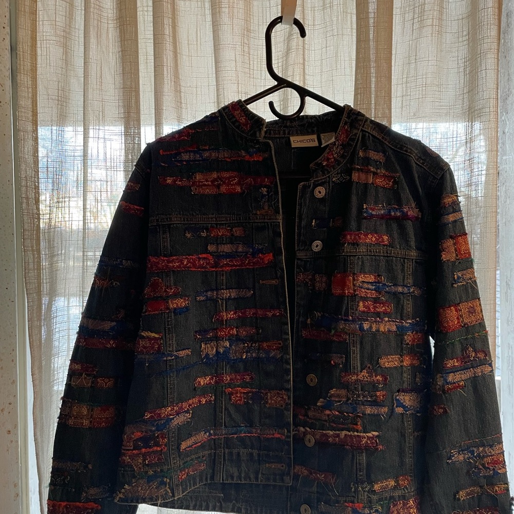 Chicos blue Jean jacket